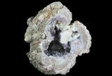 Crystal Filled Dugway Geode (Polished Half) #67479-2